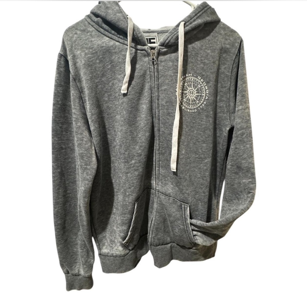 Gray Zip-Up - Savannah, GA | xL